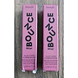 2X Benefit Bad Gal Bounce Mascara In Plump'd Up Black 3g Travel Size